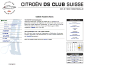 Desktop Screenshot of citroendsclub.ch