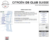 Tablet Screenshot of citroendsclub.ch